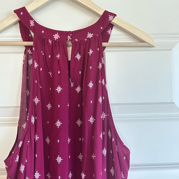 Torrid Whimsigoth Halter Neck Magenta Top Flowy Casual Summer Size 1, XL - Picture 4 of 10